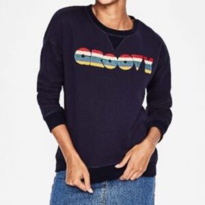 Boden GROOVY Arabella Sweatshirt. XS